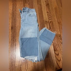 Hollister ultra high rise vintage straight jeans size 24